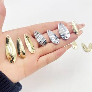 Señuelos de Metal sin Pintar ALPHA, Señuelos de Pesca DIY para <span class=keywords><strong>Trucha</strong></span> y Lubina de Agua Dulce - Product Image 2