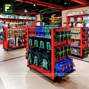 Meubles de magasin de jouets et de vêtements pour enfants au détail Présentoir coloré personnalisé Luminaire de magasin en bois pour bébé pour bébé Aménagement de boutique - Product Image 4