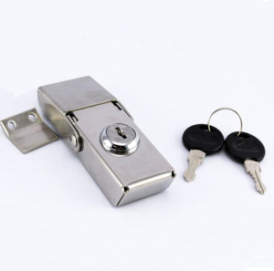 YH2113 Verrou de serrure, boîte latérale, boîte arrière, boîte lumineuse pour moto en acier inoxydable DKS - Product Image 1