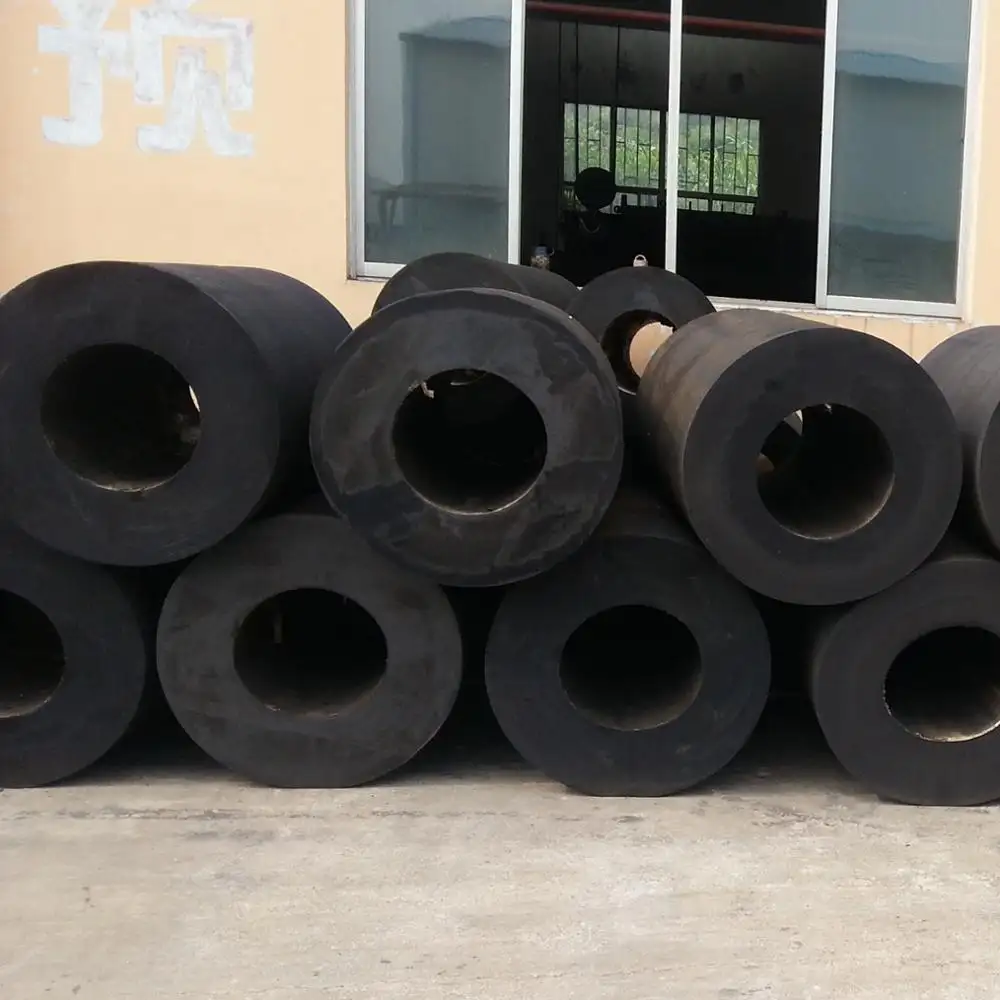 Natural rubber/EPDM cylindrical marine boat fender in different size
