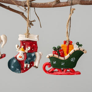 Décoration <span class=keywords><strong>de</strong></span> la maison: décorations <span class=keywords><strong>de</strong></span> sapin <span class=keywords><strong>de</strong></span> Noël en résine, bonhomme <span class=keywords><strong>de</strong></span> neige du père Noël, <span class=keywords><strong>bas</strong></span> <span class=keywords><strong>de</strong></span> Noël, statues d'<span class=keywords><strong>avion</strong></span>, suspension - Product Image 4
