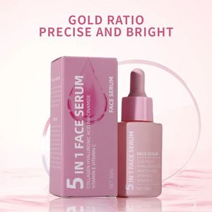 OEM Serum Vitamin C 5 in 1, dengan Retinol Niacinamide Anti Penuaan wajah pencerah untuk semua jenis kulit - Product Image 2