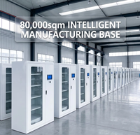 Gabinete inteligente RFID para seguimiento de herramientas, equipos de monitoreo de redes inteligentes de alta tensión, sistemas PLC de almacenamiento, gabinete de subestación