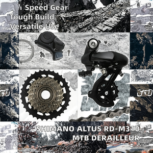 Deragliatore Posteriore <span class=keywords><strong>Altus</strong></span> RD-M310 7/8 Velocità per MTB 3x7s 3x8s, Realizzato in Lega Resistente per Ciclismo - Product Image 3
