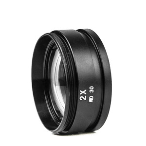 Objectif de microscope stéréo WD30, zoom, <span class=keywords><strong>lentille</strong></span> de <span class=keywords><strong>Barlow</strong></span> 2X - Product Image 5