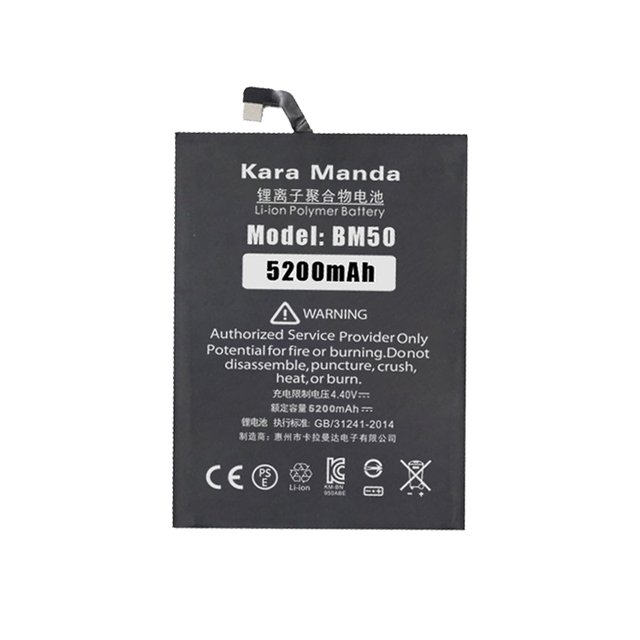 Cell Mobile Phone Battery for Xiaomi Mi Max 2 Max2 Batteries BM50 Li-ion Replacement Battery