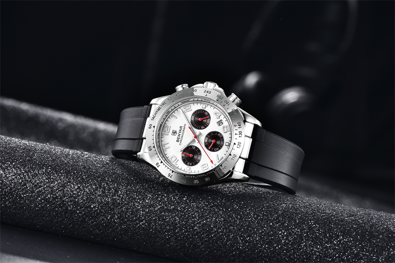 Top marque BENYAR nouveaux hommes montres à Quartz de luxe Silicone chronographe 30M étanche montre de sport pour hommes reloj hombre
