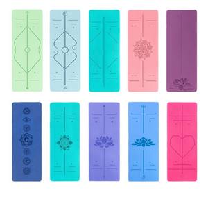 Tapete de <span class=keywords><strong>Yoga</strong></span> Ecológico Gumifan/Gumif de TPE, 6/8 mm de Grosor, 183 cm, 850 g, Suave y Cómodo, Línea Corporal, Monocromático, Doble Color, Ancho, para el Hogar - Product Image 5