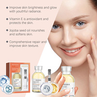 EELHOE Lift and Firm Salmon Ampoule Solution : Sérum Hydratant, Nourrissant, Adoucissant, Éclaircissant et Illuminateur pour la Peau