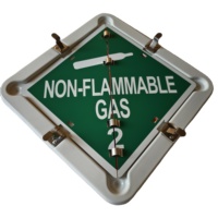 American Truck Transport Dangerous Goods Book 350MM * 350MM Aluminium Dangerous Goods 13 Flip Signs Traffic Safety Signs