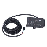 Écran LED S810 36V 48V pour Vélo Électrique, Compteur de Contrôle LED à 4 Fils pour Modification de Vélo, Prise SM