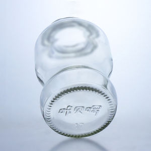 Récipient polyvalent en pot en verre transparent incurvé <span class=keywords><strong>de</strong></span> qualité supérieure pour le stockage des aliments Marchandises sèches Idéal pour la <span class=keywords><strong>marque</strong></span> personnalisée en gros - Product Image 4