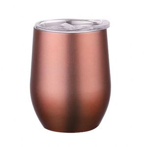 Powder Coat Anti-Slip Exterior Design Wine Cup With Lid Wide Mouth Easy Drinking <b>Christmas</b> <b>Gift</b> Idea ASM09 - Product Image 5