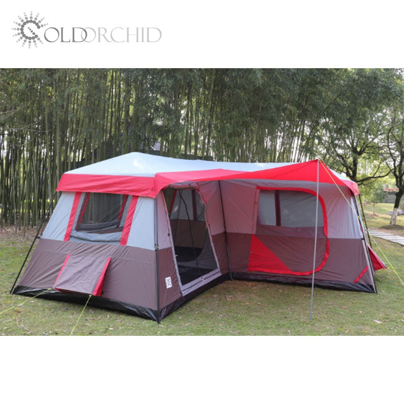 テント Kemanner 3-8 Persons Camping Tent Portable Waterproof Family tent with 2 Doors for Outdoor Hiking Backpacking (US Stock) (Army Green) 3 Room extra Large Outdoor Camping Tents 4 8 Persons Waterproof