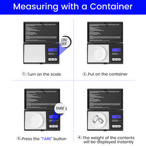 Changxie 100g 500g 0.1g 0.01g dijital tartı cep boyutu mücevher Lab dengeler küçük Mini dijital cep ölçeği - Product Image 5