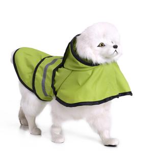 Lüks yansıtıcı köpek yağmurluk su geçirmez Polyester Pet giysi tulum küçük köpekler için her mevsim - Product Image 1