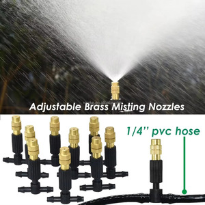 Sistema de Nebulización y Enfriamiento para Invernadero, de 5-30 Metros, con Atomizador de Latón de 1/4, Boquillas de Riego para Jardín, Manguera de 4/7 mm para Patio - Product Image 3