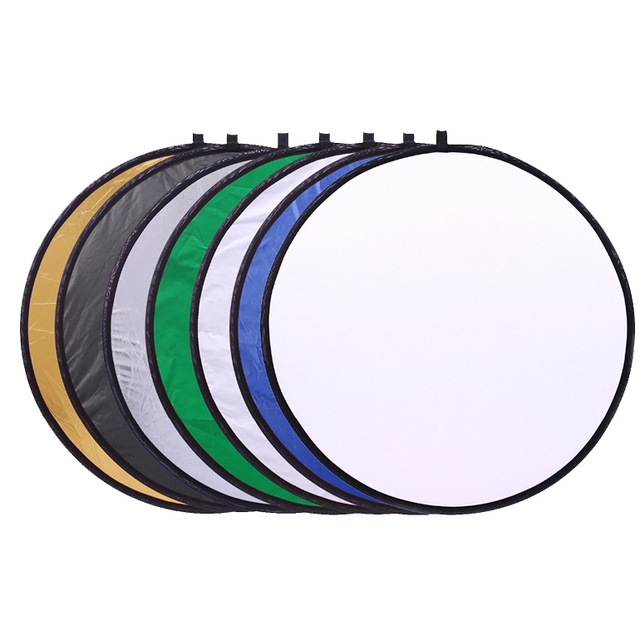 Photography 7 in 1 Collapsible Multi Disc Light Reflector with Bag for Photo Studio Indoor Outdoor Lighting