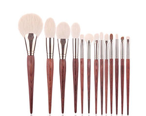 Haute-Luxe <span class=keywords><strong>Fleur</strong></span> Branche Bois Laine Fibre Cheveux Mixte Cheveux Collection Maquillage Brosse Beauté Outil - Product Image 1