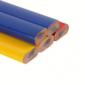 Crayon de charpentier HB noir de 7 pouces en gros, outil de marquage pour le travail du bois avec logo personnalisé, crayons standard pour menuisiers - Product Image 2