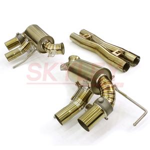 Gran oferta de escape de titanio para <span class=keywords><strong>Ferrari</strong></span> <span class=keywords><strong>Ff</strong></span>/F12 Berlinetta/812 Superfast <span class=keywords><strong>V12</strong></span> X-pipe eje con válvula silenciador trasero Catback escape - Product Image 3