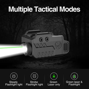 Тактический фонарик с 450lm красный луч белый светодиод и стробоскоп новый продукт с зеленым лазером - Product Image 5