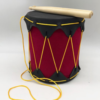 Tambour indien en gros, instrument de percussion, instrument de musique éducatif précoce, tambour à main en caoutchouc pour enfants
