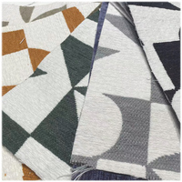Tissu d'ameublement jacquard sur mesure 580GSM 100% polyester, tissu jacquard chenille pour revêtement de canapé