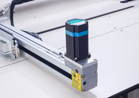 Machine à coudre industrielle à point noué CNC à lit plat JTK18F-1000A avec découpe laser et programmation de gabarits grande surface par moteur