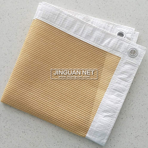 Chất lượng cao 3*50m màu be dệt vải dệt kim Sun <span class=keywords><strong>Shade</strong></span> Net carport HDPE bóng râm buồm vườn lưới - Product Image 5