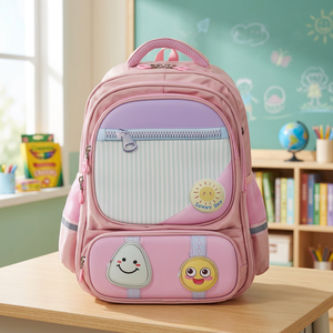 Mochila Escolar de Moda Unisex con Cierre, Impermeable, de Poliéster, Capacidad de 7-9 kg, para Niños y Estudiantes - Product Image 3