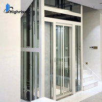 Ascenseur hydraulique extérieur pour hôtel et résidence, 4 étages, Ascensores Para Residencias