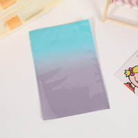 Pochette plate en EVA épaisse et résistante à trois côtés avec paillettes laser, côtés scellés en plastique durable pour accessoires de clés et cadre photo