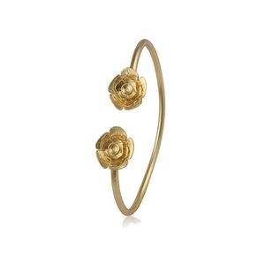Brass Material Bangle & <b>Bracelets</b> Handmade Gold Plated <b>Fashionable</b> Adjustable <b>Cuff</b> Bangle <b>Bracelet</b> Jewelry for Her Products - Product Image 2
