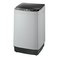 Machine à laver entièrement automatique 7.5KG laveuse à linge compacte portable 10 programmes 8 niveaux d'eau pour camping, appartement, dortoir