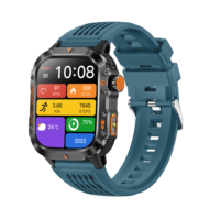 Montre connectée GPS avec écran AMOLED pour la plongée, étanche, avec fonction de réponse aux appels, 540 mAh, écran IPS de 2,01 pouces