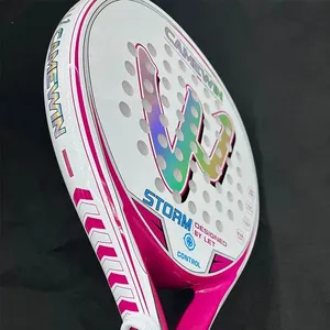 Raquette de <span class=keywords><strong>padel</strong></span> CWIN légère avec <span class=keywords><strong>surface</strong></span> en fibre de carbone et noyau en mousse EVA Memory Flex - Raquette de tennis de <span class=keywords><strong>padel</strong></span> haut de gamme - Product Image 5