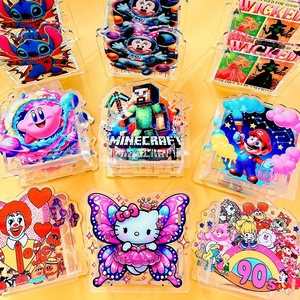 Bút Chì Acrylic Chủ Tk Hot Bán Sáng Tạo DIY 10Cm Bút Chủ Văn Phòng Phẩm Hộp Acrylic Bút Chì Trường Hợp Ma Thuật Xấu Phù Thủy Cao Nguyên Bò - Product Image 2