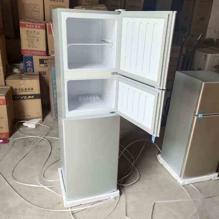 136L Household Hold Three-Door Small Energy-Saving Freezer for Dormitory and Office