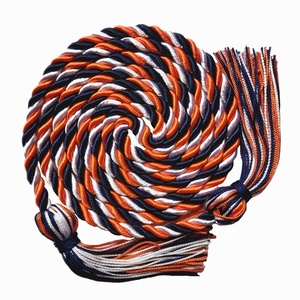 Cordón de Honor para Graduación Bicolor Verde <span class=keywords><strong>Kelly</strong></span>/Azul Claro, Cordón Encerado 100% Poliéster - Product Image 4