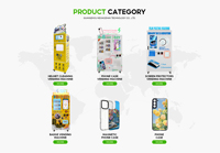 Máquina Expendedora Automática de Tarjetas de Identificación, Servicio 24 Horas, Pantalla Táctil, Personalizable, para Venta en Tiendas de Anime