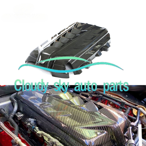 Cover Mesin YT Dry Carbon Fiber C8 untuk Chevrolet Corvette C8 2-Door Targa Top Coupe 2020-2021 - Product Image 5