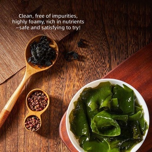 Daun Wakame Kering Alami Premium dengan Nutrisi Tinggi untuk Bahan Makanan Sehat untuk Masakan Asia Sebagai Eksportir Rumput Laut