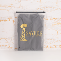 Sac zippé en polyéthylène avec logo personnalisé givré Sac zippé pour vêtements T-shirt Sous-vêtements Emballage Sac zippé pour vêtements