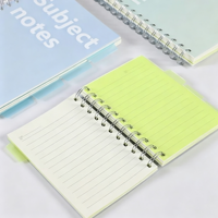 Carnet à spirale sur mesure avec intercalaires, index multicolores pour l'école, les étudiants et les fournitures de bureau