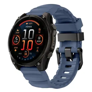 Garmin <span class=keywords><strong>Fenix</strong></span> 8/7/<span class=keywords><strong>6</strong></span> Instinct 3 Enduro Quick Fit <span class=keywords><strong>Bracelet</strong></span> de montre <span class=keywords><strong>22mm</strong></span> 26mm Trail Sport <span class=keywords><strong>Bracelet</strong></span> de montre en silicone Caractéristique respirante - Product Image 3