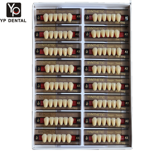Fabrika üreten diş akrilik reçine dişler yüksek aşınma direnci ile 2 katmanlı yapay reçine diş - Product Image 2