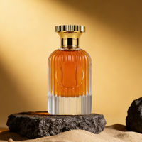 Botol Parfum Mewah Kelas Atas OEM/ODM 50 ml 100 ml Botol Kaca Parfum Silinder dengan Kotak