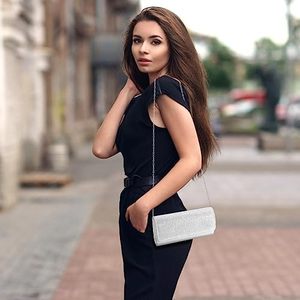 Phong cách mới kim cương-studded Túi xách tiệc cưới Ví làm bằng pha lê cửa hàng cho bán buôn lấp lánh Đảng ly hợp túi xách - Product Image 5