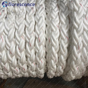 Cordage en nylon haute densité résistant aux UV, norme ISO, 60 mm, 8 brins, pour l'amarrage et le remorquage général des navires - Product Image 4